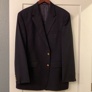 Lauren Ralph Lauren Men 44R Navy Sports Blazer Two Button